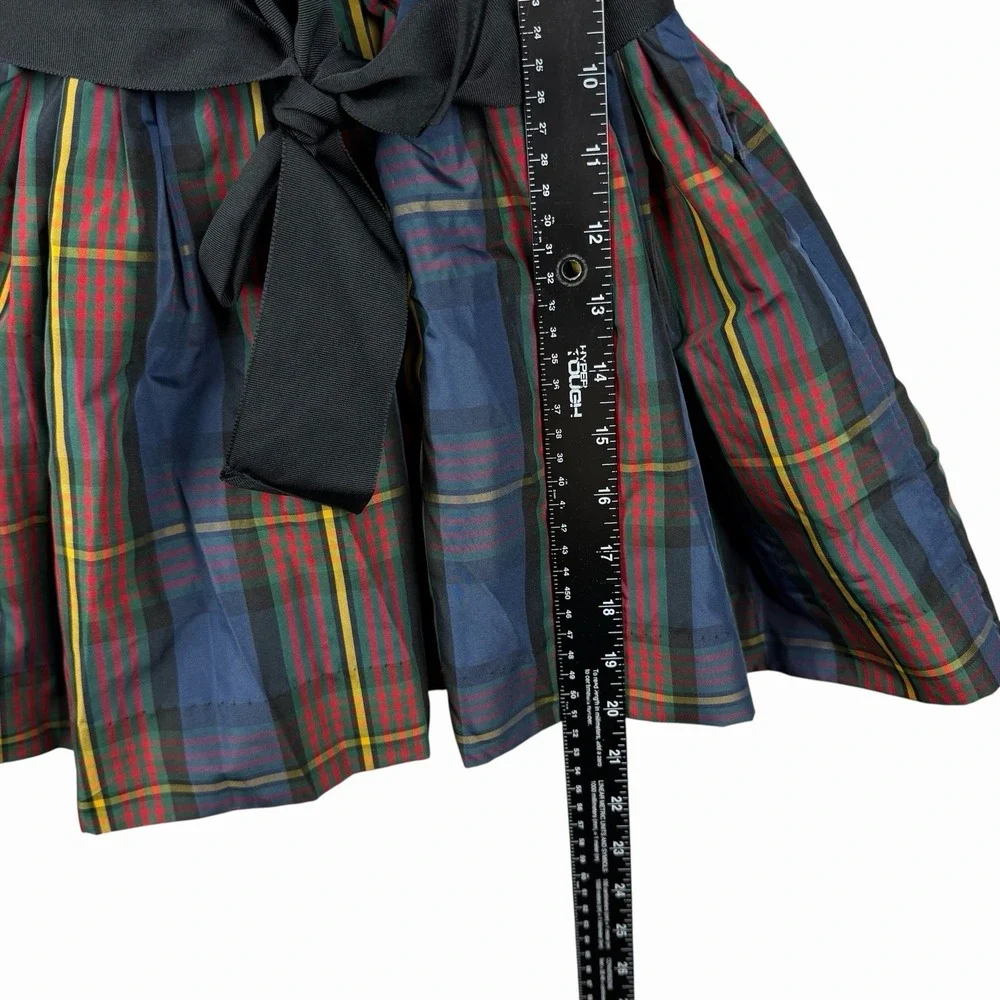 Ralph Lauren‎ Dress Holiday Multicolor Tartan Plaid Little Girl Sz 3/3T